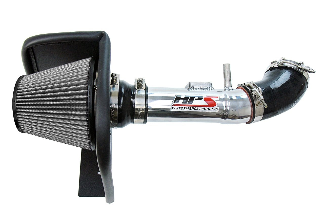 HPS Shortram Air Intake Kit 2004-2011 Ford Ranger 4.0L V6, Includes Heat Shield, Polish