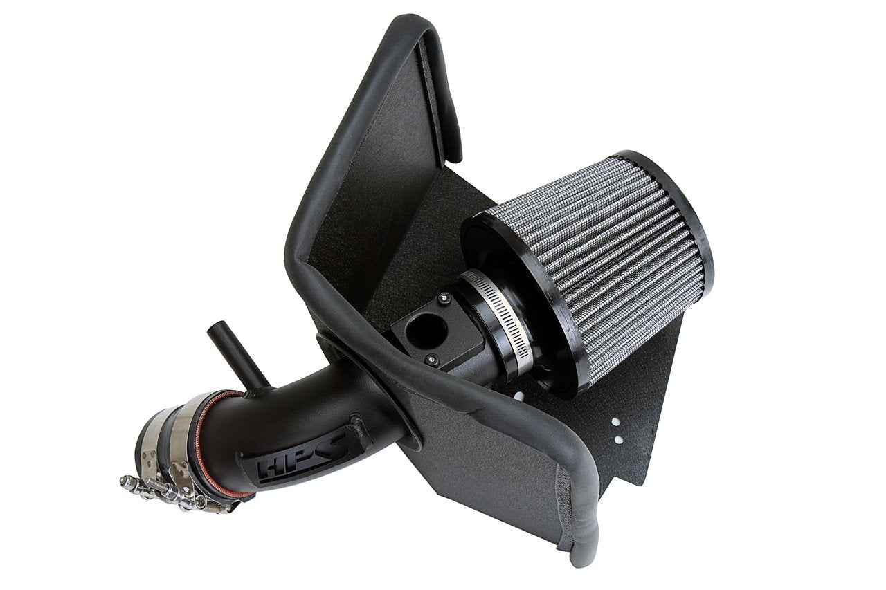 HPS Shortram Air Intake Kit 2016 Scion iM 1.8L, Includes Heat Shield, Black