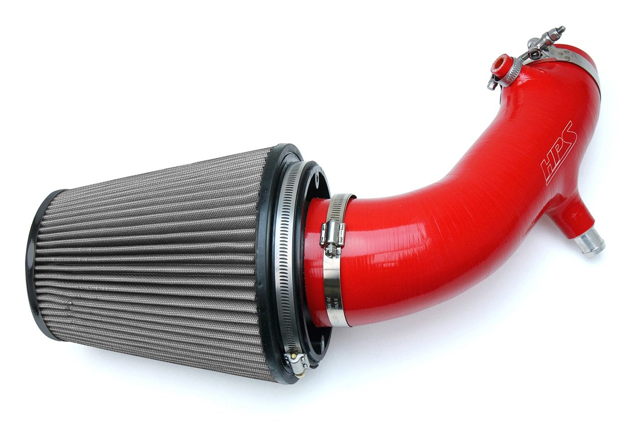 HPS Shortram Air Intake Kit 2000-2003 Honda S2000 AP1 2.0L, Red