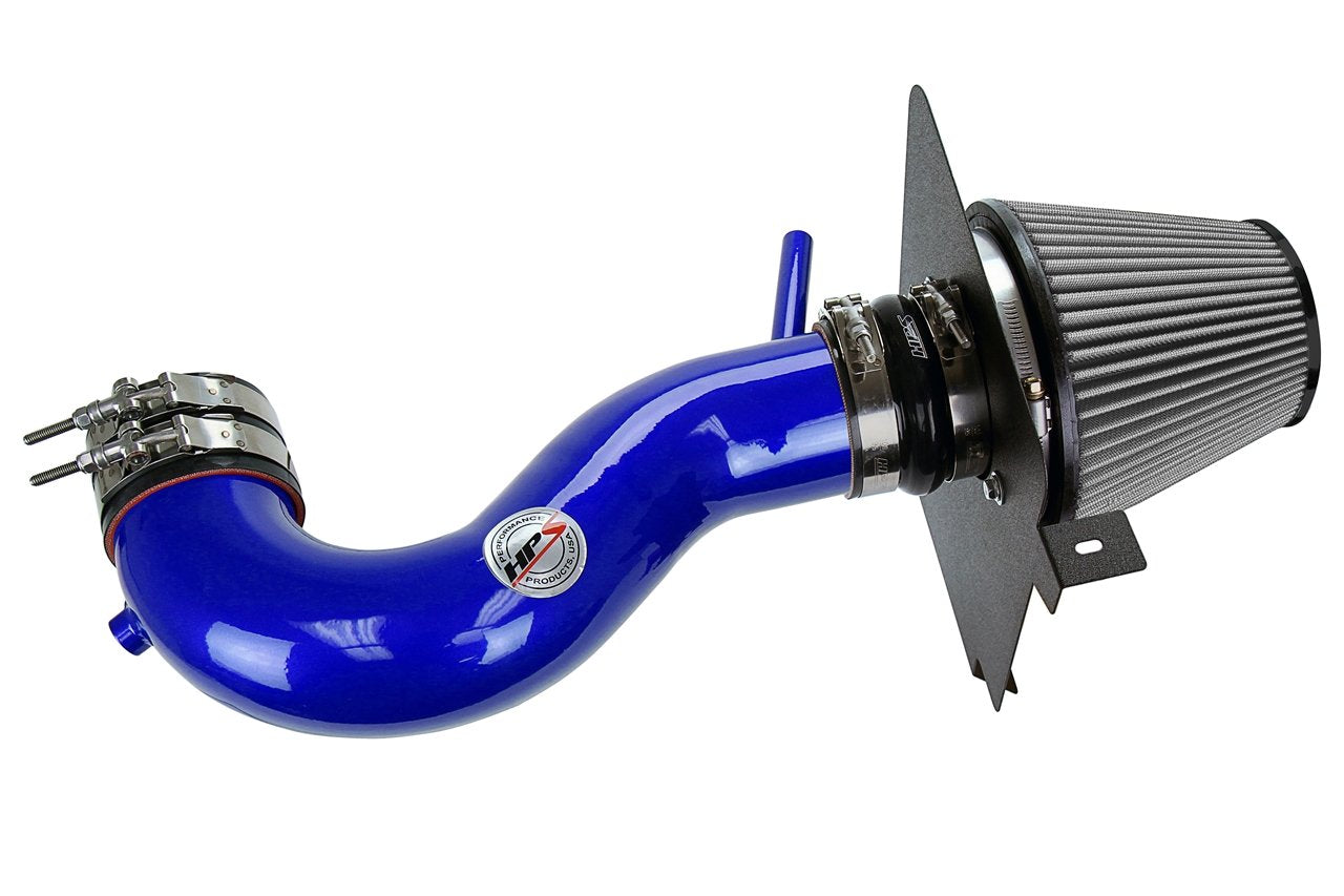 HPS Shortram Air Intake Kit 2005-2010 Chrysler 300C 5.7L V8, Includes Heat Shield, Blue
