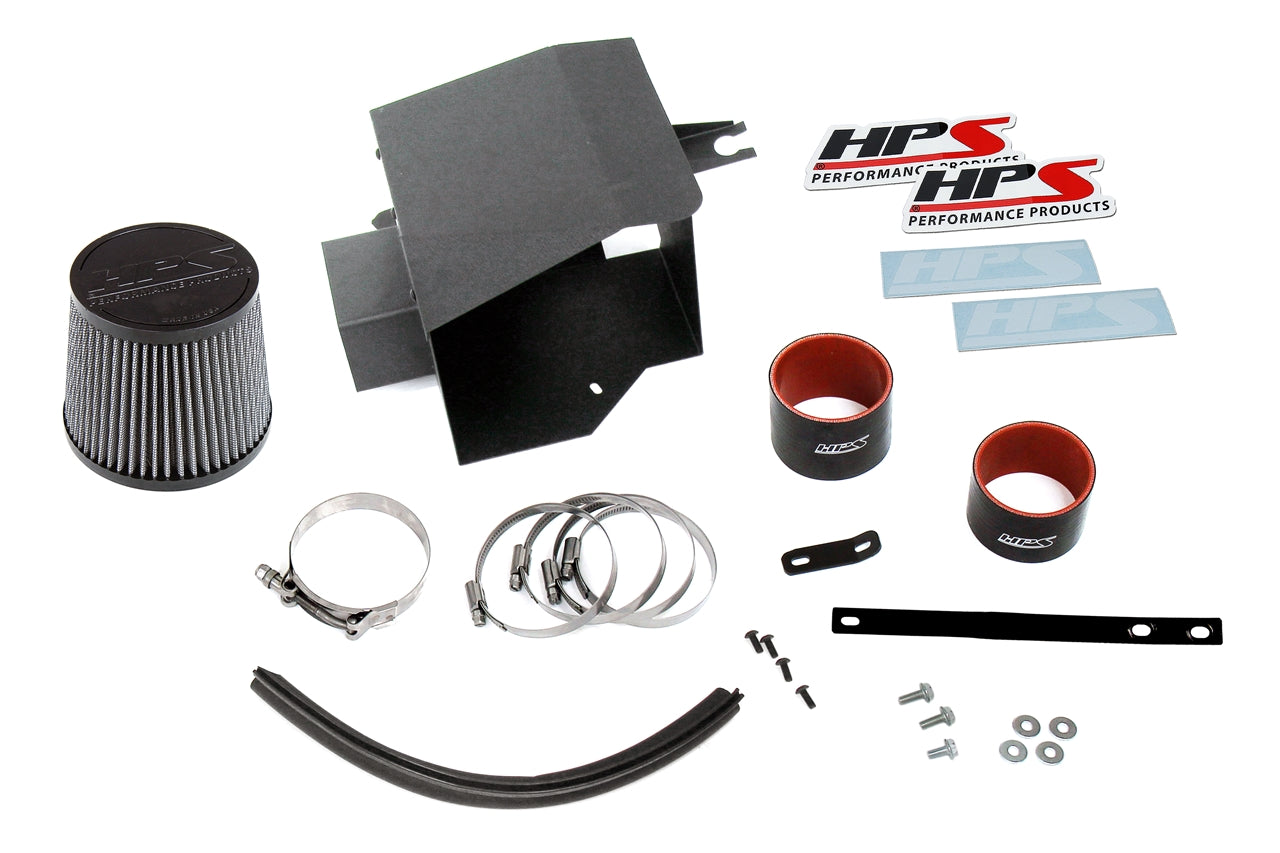 HPS Performance HPS Cold Air Intake Kit 2011-2013 BMW 335i 3.0L Turbo N55, Includes Heat Shield, 827-628
