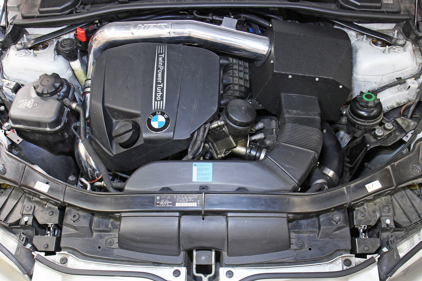 HPS Performance HPS Cold Air Intake Kit 2011-2013 BMW 335i 3.0L Turbo N55, Includes Heat Shield, 827-628