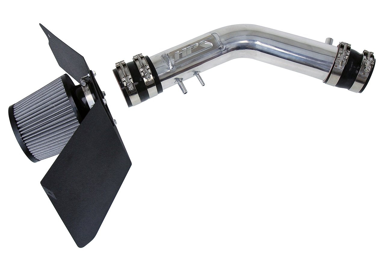 HPS Shortram Air Intake Kit 1995-1999 Toyota Tacoma 2.4L 2.7L, Includes Heat Shield, Polish