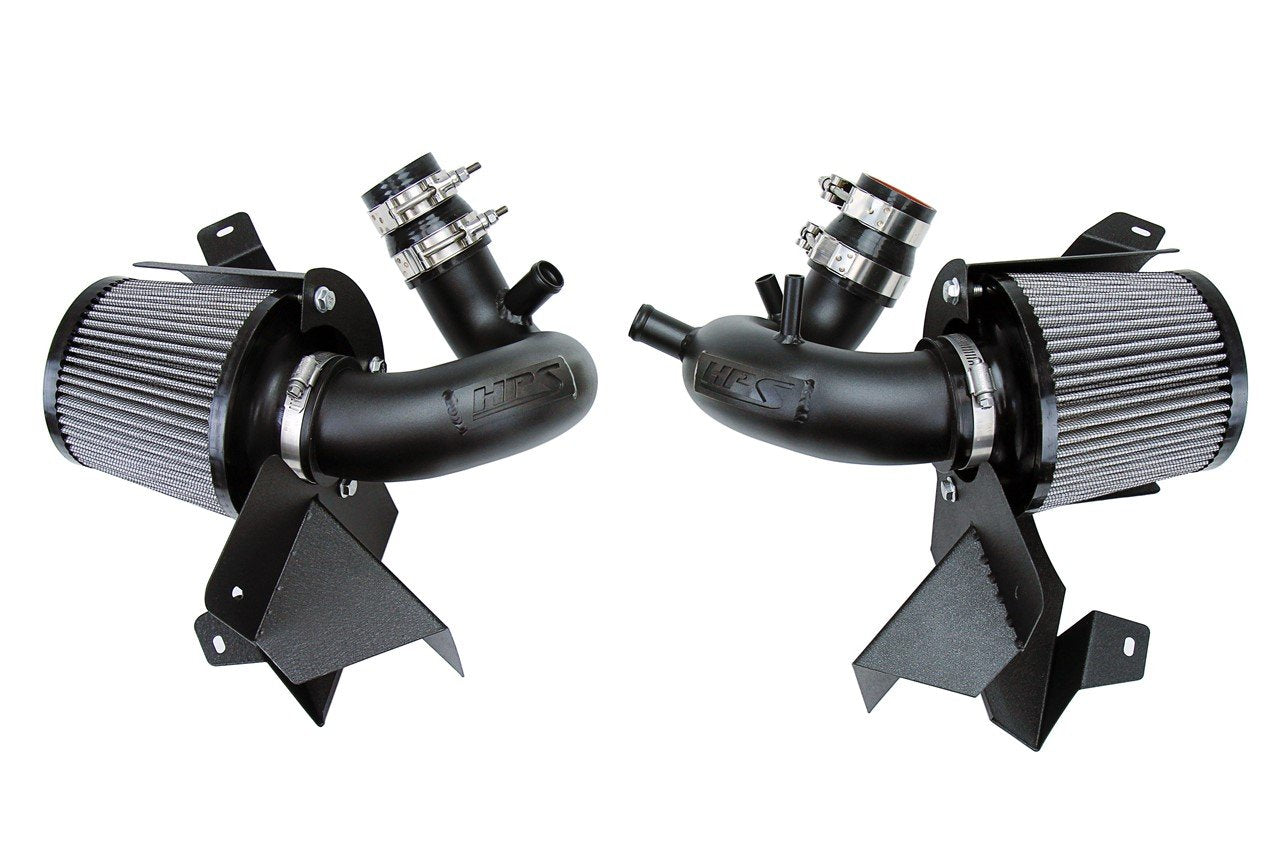 HPS Performance HPS Shortram Air Intake Kit with Heat Shield 2019-2024 Hyundai Genesis G70 3.3L V6 Twin Turbo, 827-703