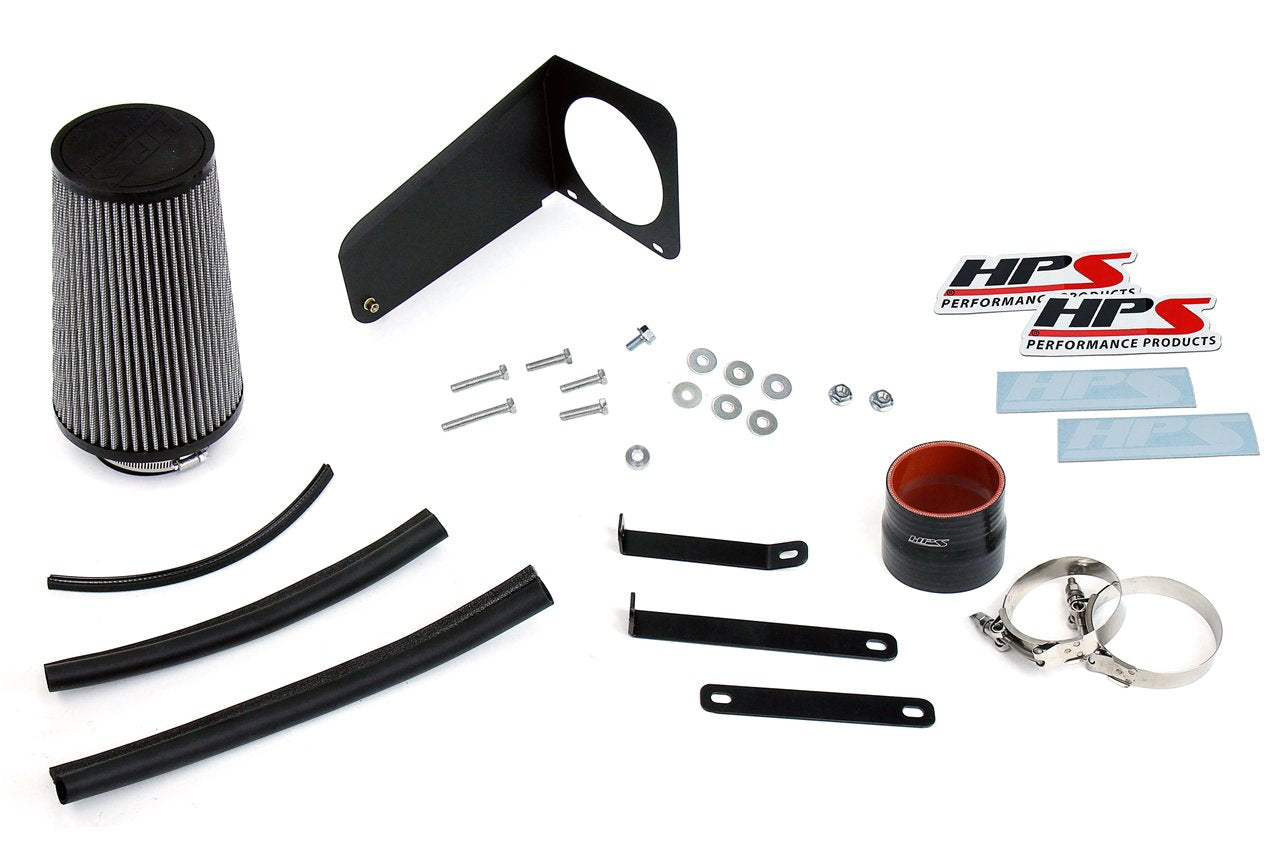HPS Performance HPS Shortram Air Intake Kit 2019-2021 Hyundai Veloster 1.6L Turbo, Includes Heat Shield, 827-678