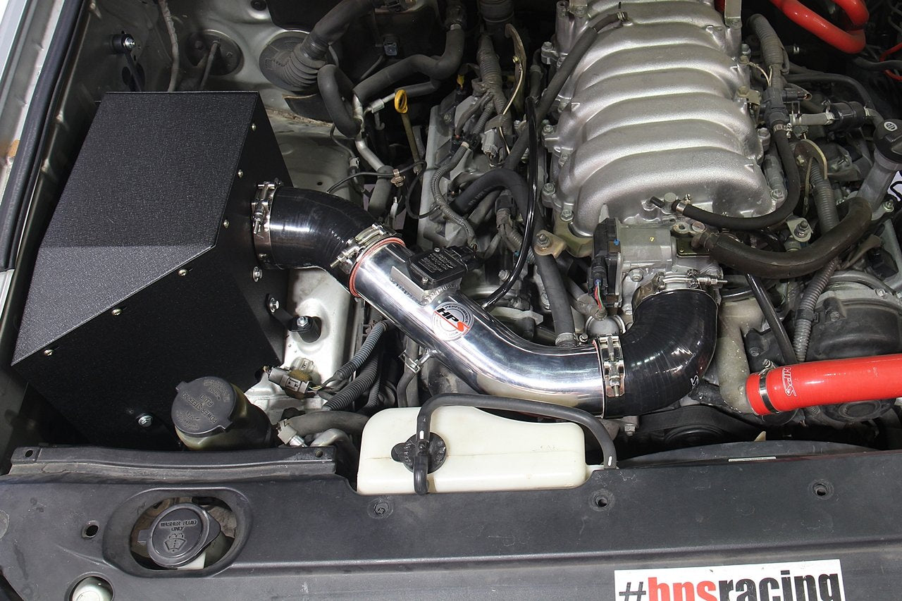 HPS Performance HPS Shortram Air Intake Kit Toyota 2003-2004 4Runner 4.7L V8, Includes Heat Shield, 827-690
