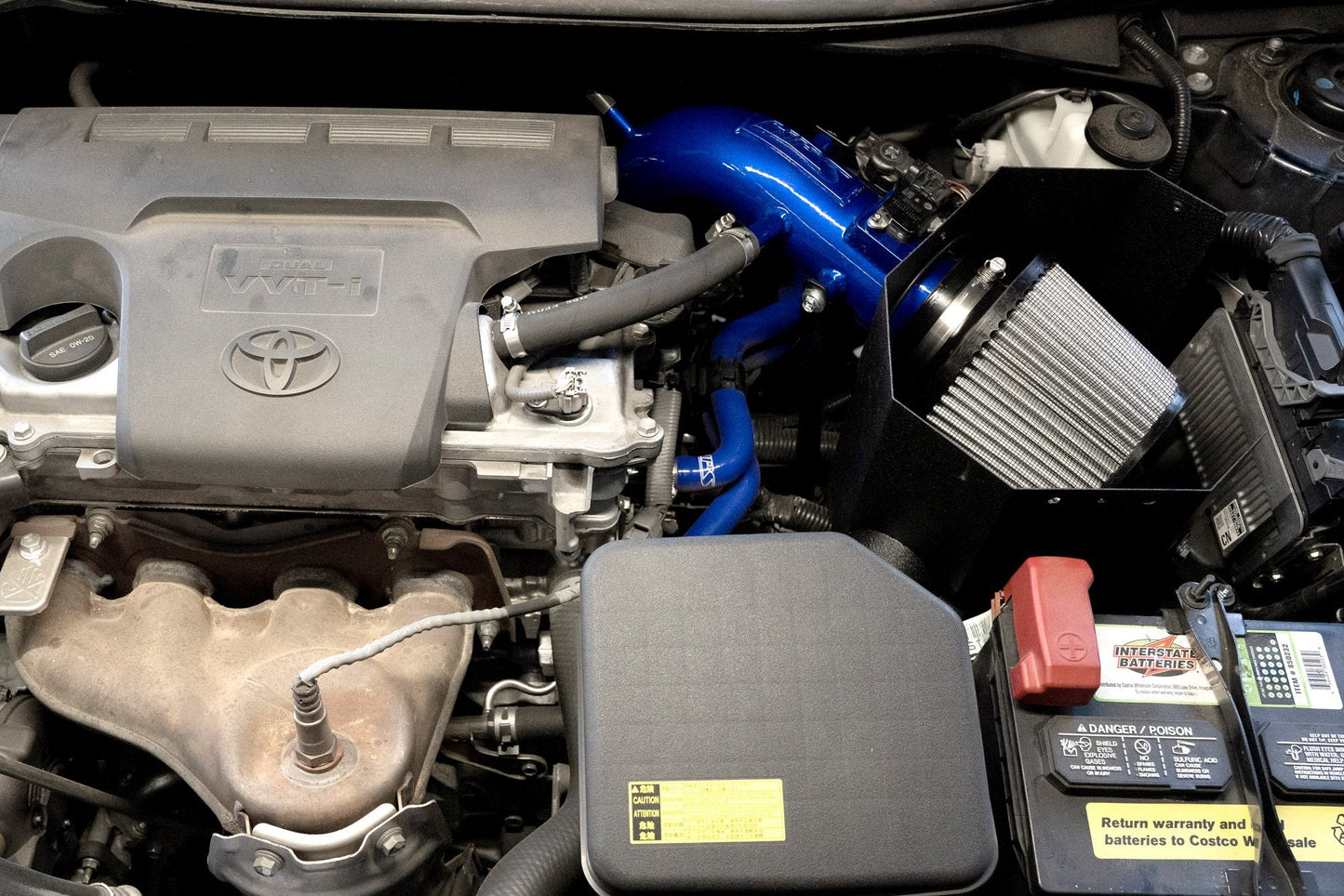 HPS Performance HPS All-New Shortram Air Intake Kit Toyota 2012-2017 Camry 2.5L, Includes Heat Shield, 827-691