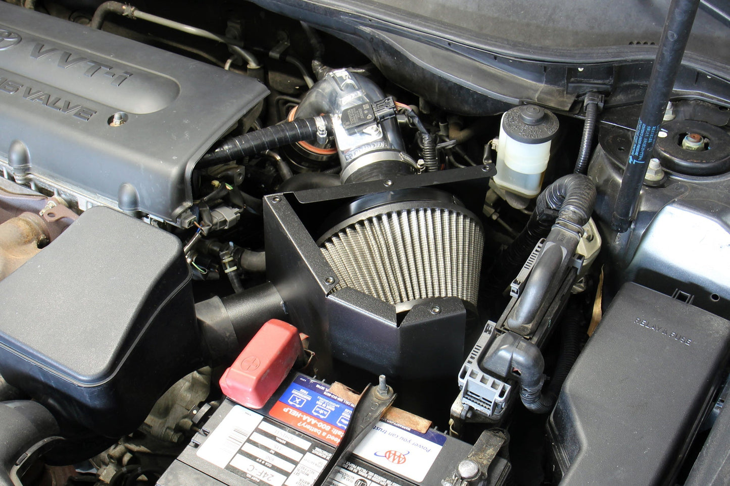 HPS Performance HPS Shortram Air Intake Kit with Heat Shield Toyota 2007-2009 Camry 2.4L , 827-693
