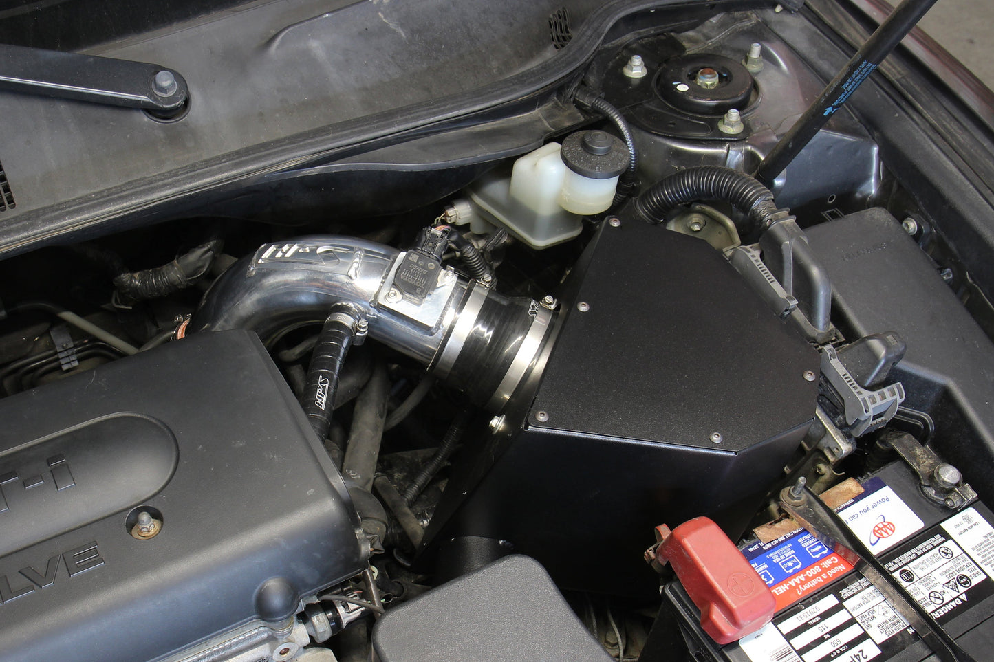 HPS Performance HPS Shortram Air Intake Kit with Heat Shield Toyota 2007-2009 Camry 2.4L , 827-693