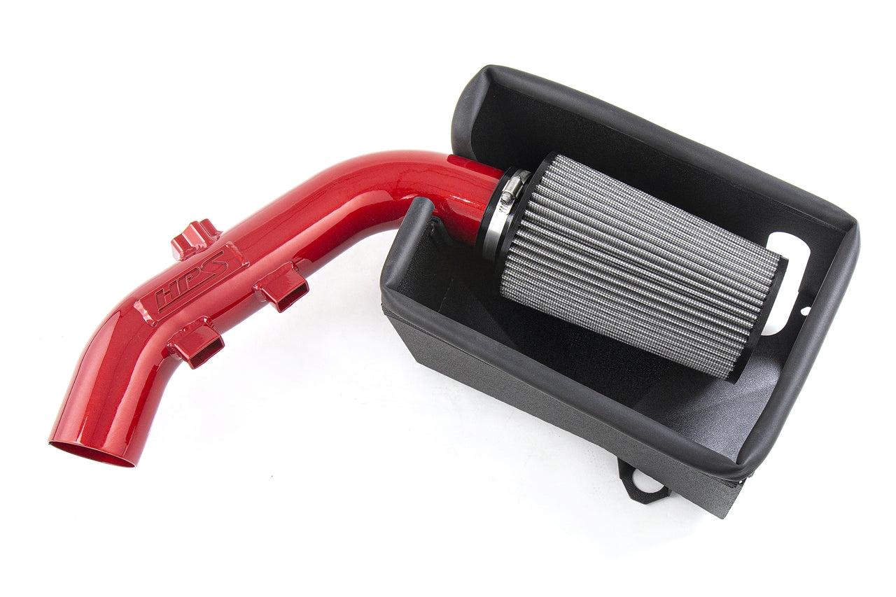 HPS Performance HPS Shortram Air Intake Kit with Heat Shield 2012-2019 BMW 640i 3.0L Turbo N55, 827-698