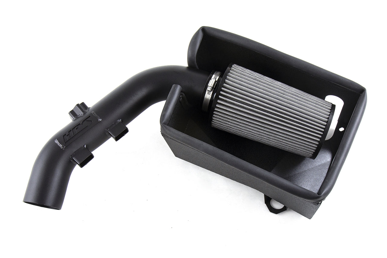 HPS Performance HPS Shortram Air Intake Kit with Heat Shield 2012-2019 BMW 640i 3.0L Turbo N55, 827-698