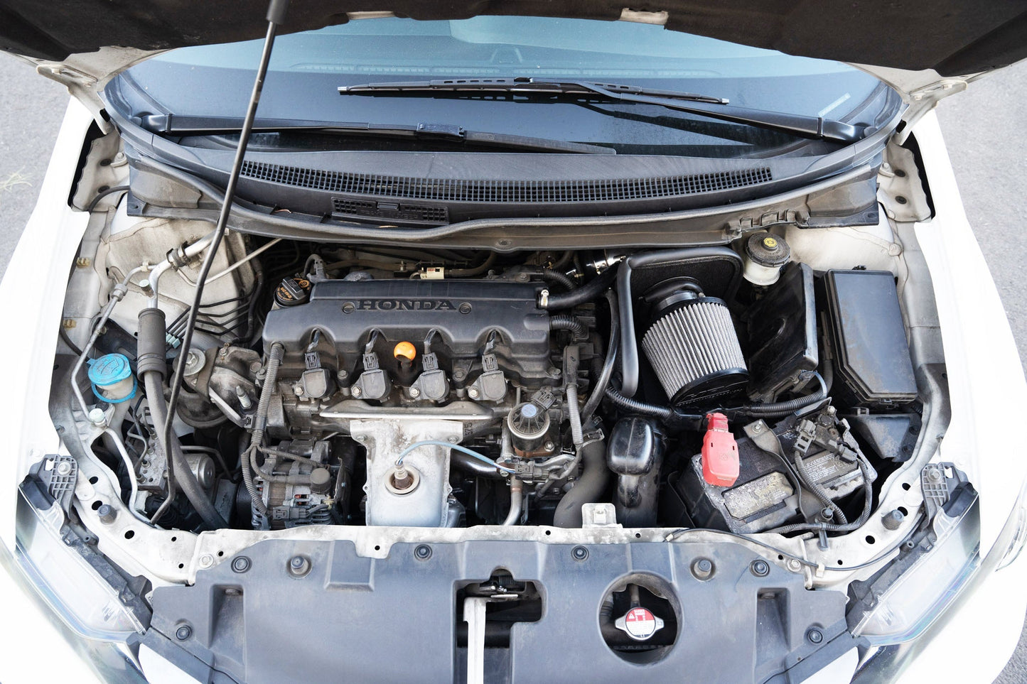 HPS Performance HPS Shortram Air Intake Kit 2012-2015 Honda Civic 1.8L Gas, Includes Heat Shield, 827-700