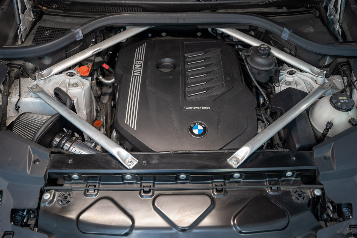 HPS Performance Products Air Intake Kit 2021-2023 BMW X5 xDrive45e 3.0L Turbo B58 PHEV G05, Includes Heat Shield, 827-702