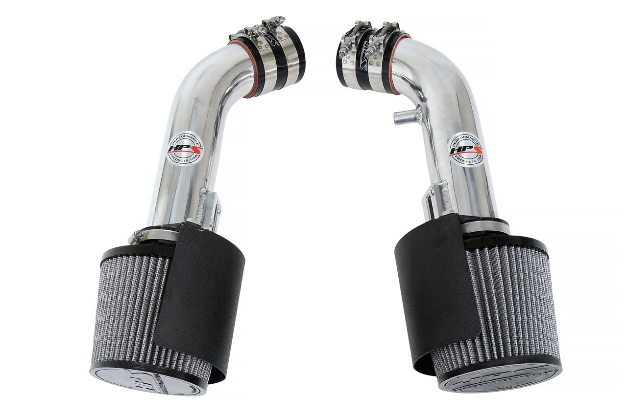 HPS Performance HPS Shortram Air Intake Kit Infiniti 2008-2013 G37 3.7L V6, Includes Heat Shield, 827-706