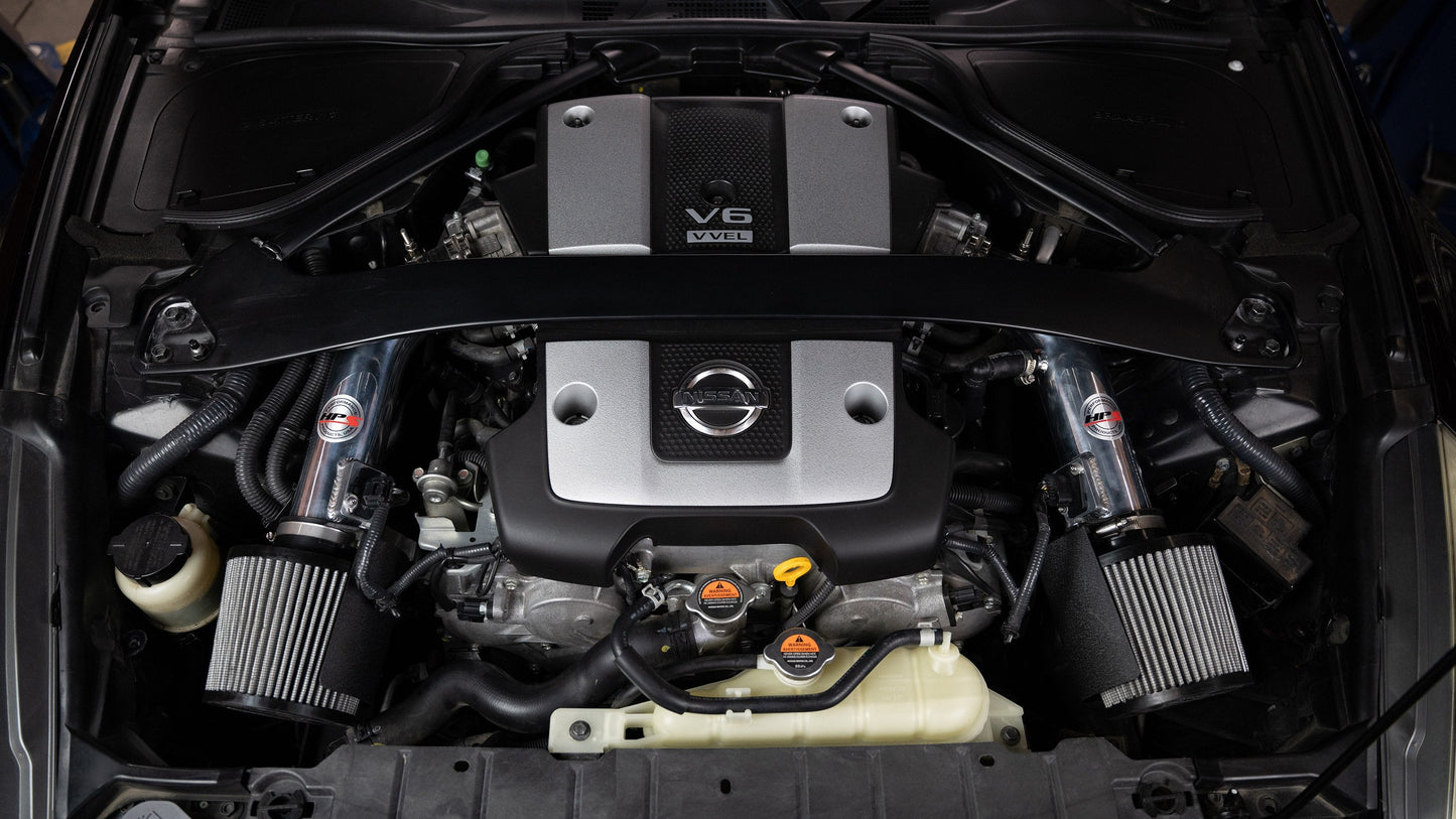 HPS Performance HPS Shortram Air Intake Kit Infiniti 2008-2013 G37 3.7L V6, Includes Heat Shield, 827-706