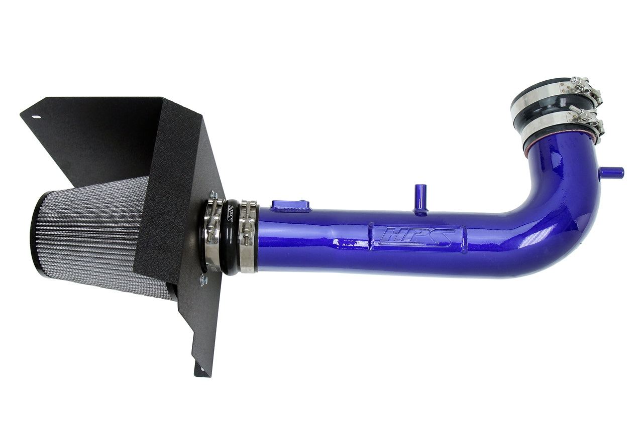 HPS Performance Air Intake Kit 2014-2018 Chevy Silverado 1500 6.2L V8, Includes Heat Shield, 827-707