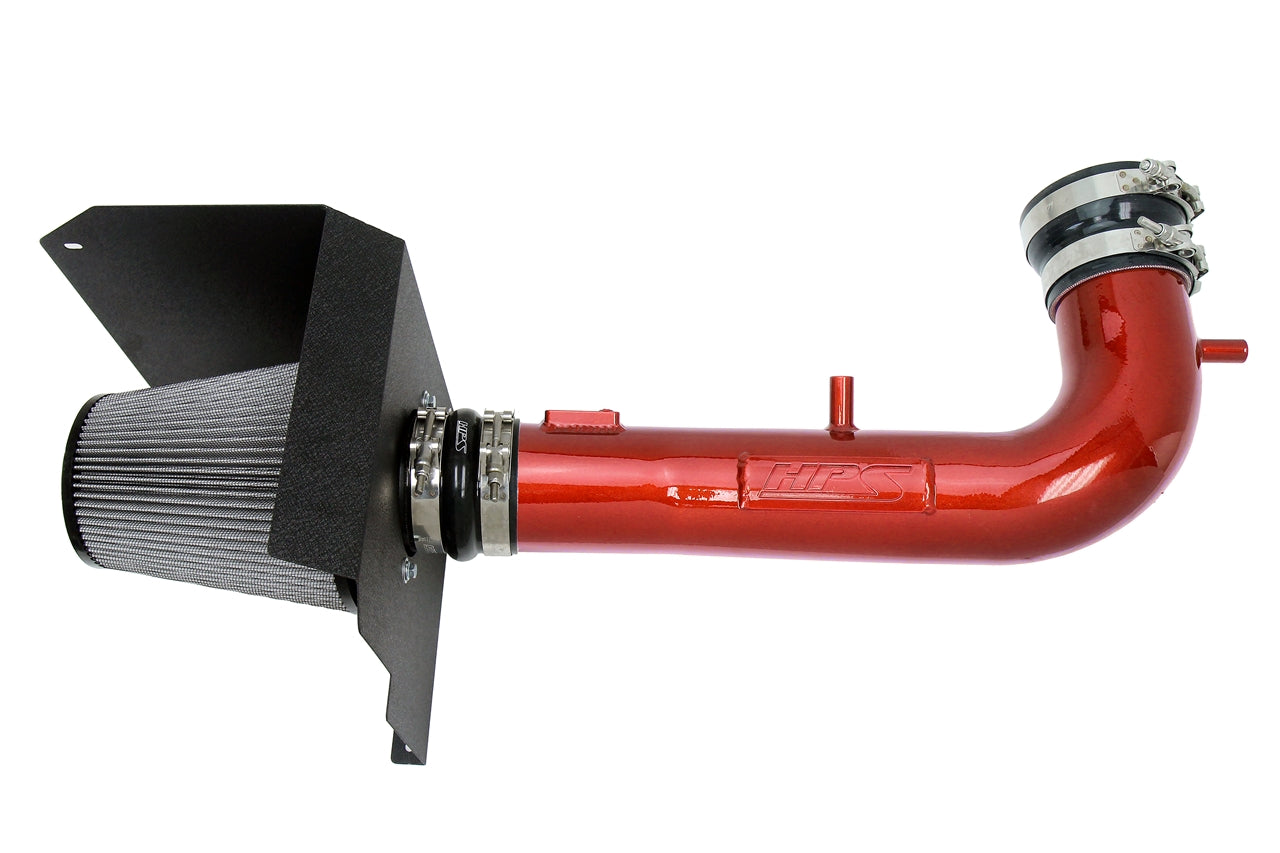 HPS Performance Air Intake Kit 2014-2018 Chevy Silverado 1500 6.2L V8, Includes Heat Shield, 827-707