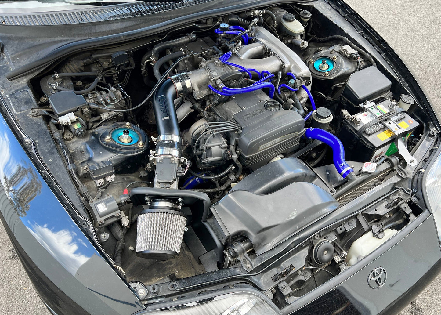 HPS Performance Air Intake Kit Toyota 1993-1996 Supra 3.0L NA JZA80 2JZ-GE, 827-715