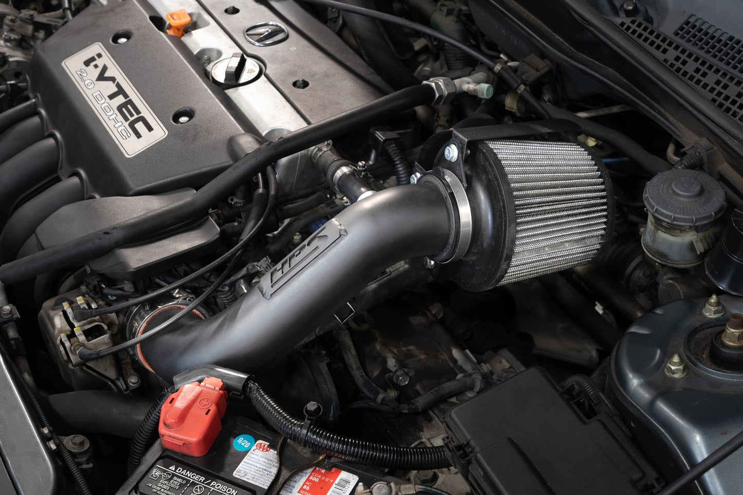 HPS Performance Air Intake Kit Acura 2002-2006 RSX Base 2.0L, Includes Heat Shield, 827-724