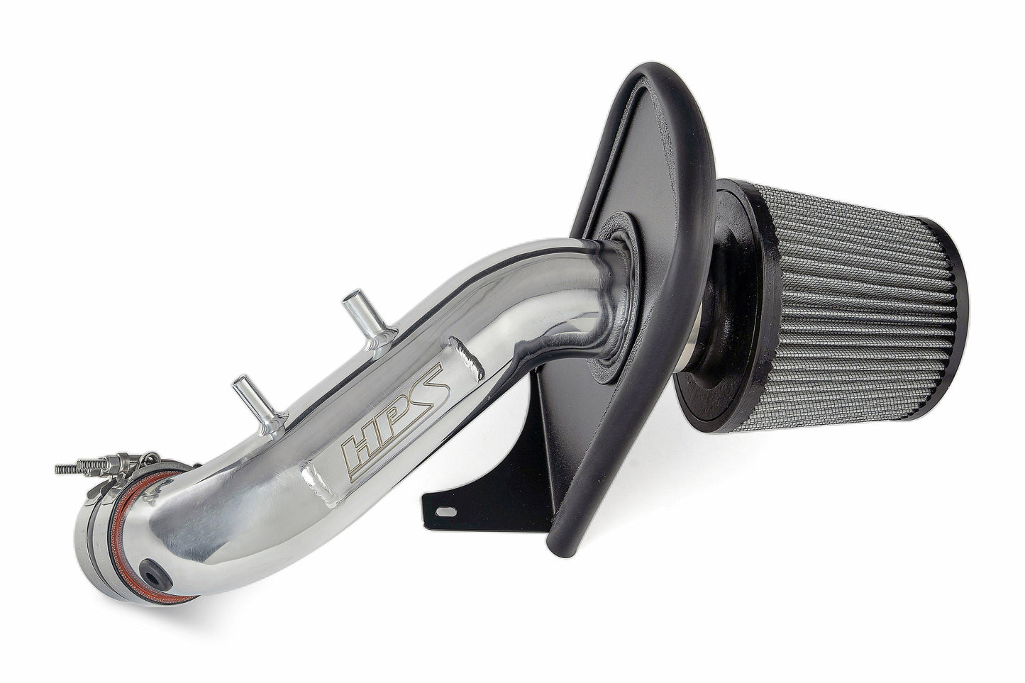 HPS Performance Air Intake Kit with Heat Shield, 2003-2006 Honda Accord 2.4L without MAF sensor, 827-737