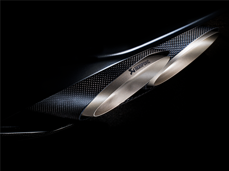 Akrapovic 16-16 Lamborghini Huracan LP 580-2 Coupe/Spyder Slip-On Line (Titanium) w/ Carbon Tips MTP-LA/TI/2
