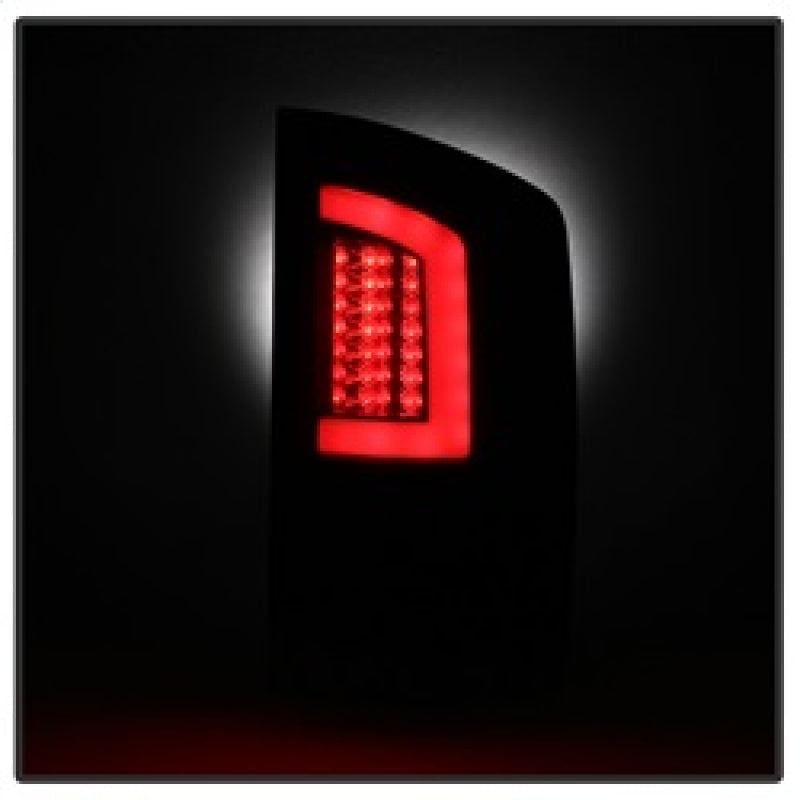 Spyder 07-09 Dodge Ram 2500/3500 V3 Light Bar LED Tail Lights - Blk Smoke ALT-YD-DRAM06V3-LBLED-BSM 5084279