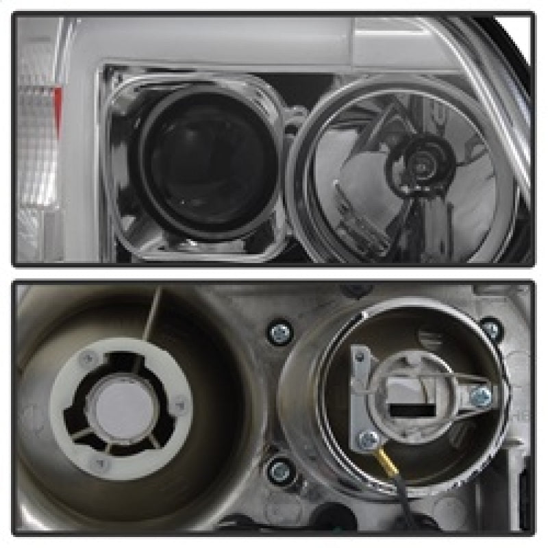 Spyder 97-03 Ford F-150 (After 6/1997) V2 Proj Headlights DRL LED - Chrm (PRO-YD-FF15097V2-LB-C) 5084644
