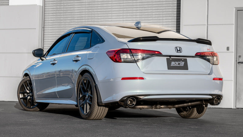 Borla 2023 Integra/22-23 Civic Si 1.5L 4 CYL. MT FWD 4DR 2.50in S-Type Catback Exhaust Carbon Fiber 140922CFBA