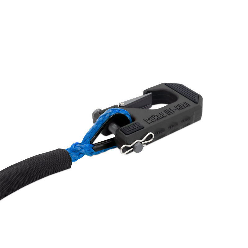 Borne Off-Road Winch Hook - 3/8in Rope - Hand Strap - Blue BNWN-SR-38-85KBL