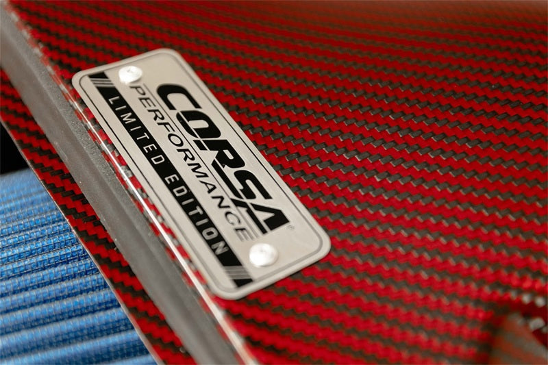Corsa 14-19 Chevrolet Corvette C7 6.2L V8 Red Carbon Fiber Air Intake (Does Not Fit Z06/ZR1) 44001-R