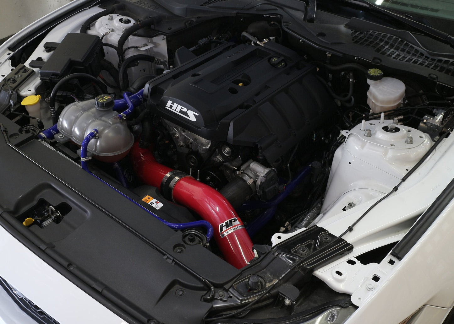 HPS Performance HPS Cold Air Intake Kit 2015-2017 Ford Mustang Ecoboost 2.3L Turbo, Red