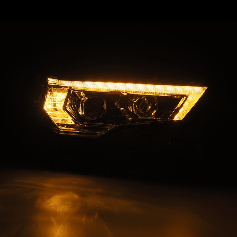 AlphaRex 14-22 Toyota 4Runner PRO-Series Projector Headlights Black w/Seq. Sig. + DRL 880815 *Discontinued