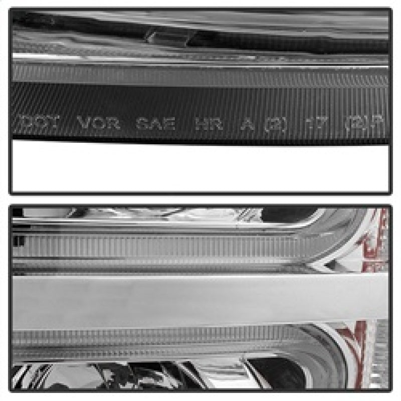 SPYDER Xtune Chevy Silverado 1500/2500/3500 07-13 Halo Projector Headlights Chrome PRO-JH-CS07-LED-C 9027802