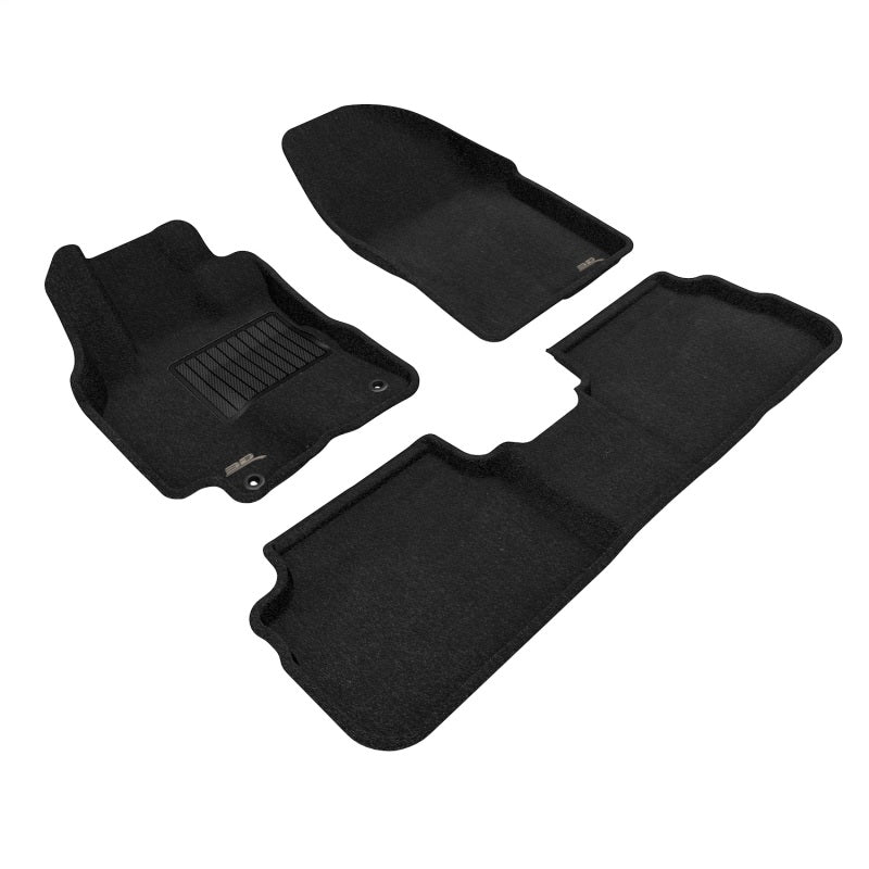 3D MAXpider 09-13 Toyota Corolla Elegant Floor Mat - Black L1TY05904709