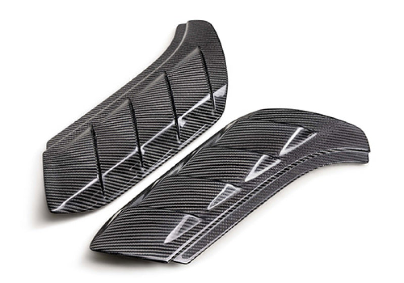 Ford Racing 22-24 Bronco Raptor 2x2 Twill Carbon Fiber Fender Vent Set- Gloss M-16026-BG