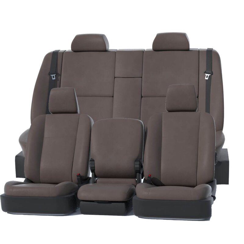 Covercraft 24-25 Ford F250-F550 Leatherette PrecisionFit Custom Front Row Seat Covers - Stone GTF4422ABLTSN