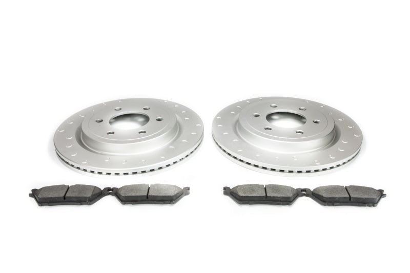 Alcon 2017+ Gen 2 Ford Raptor/F-150 Rear Pads and Rotors Upgrade Kit (Use with Stock Calipers) BKR3430X1227