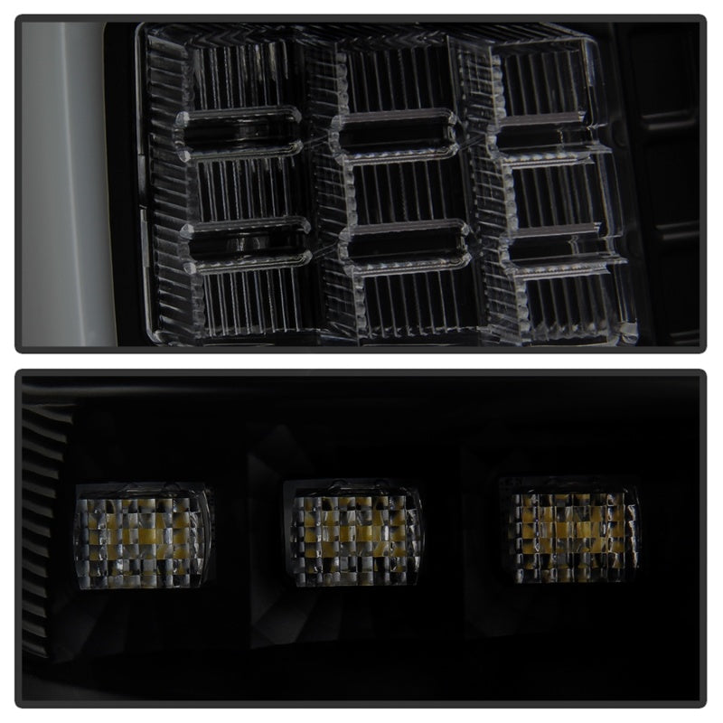 Spyder 99-04 Jeep Grand Cherokee - Light Bar Led Tail Lights - Black Smoke - ALT-YD-JGC99V3-BSM 5086150