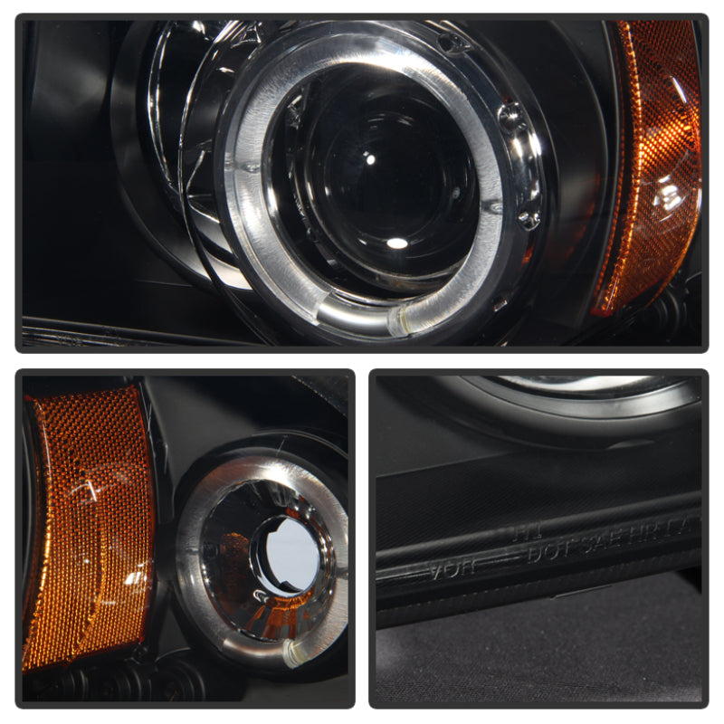 Spyder Dodge Dakota 97-04/Durango 98-03 1PC Projector Headlights LED Halo LED Blk PRO-YD-DDAK97-BK 5009784