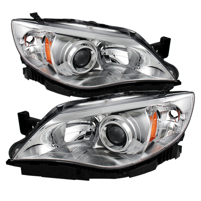SPYDER Xtune Subaru Impreza Wrx 08-14 Halogen Models Only Headlights Chrome HD-JH-SI08-AM-C 9028274