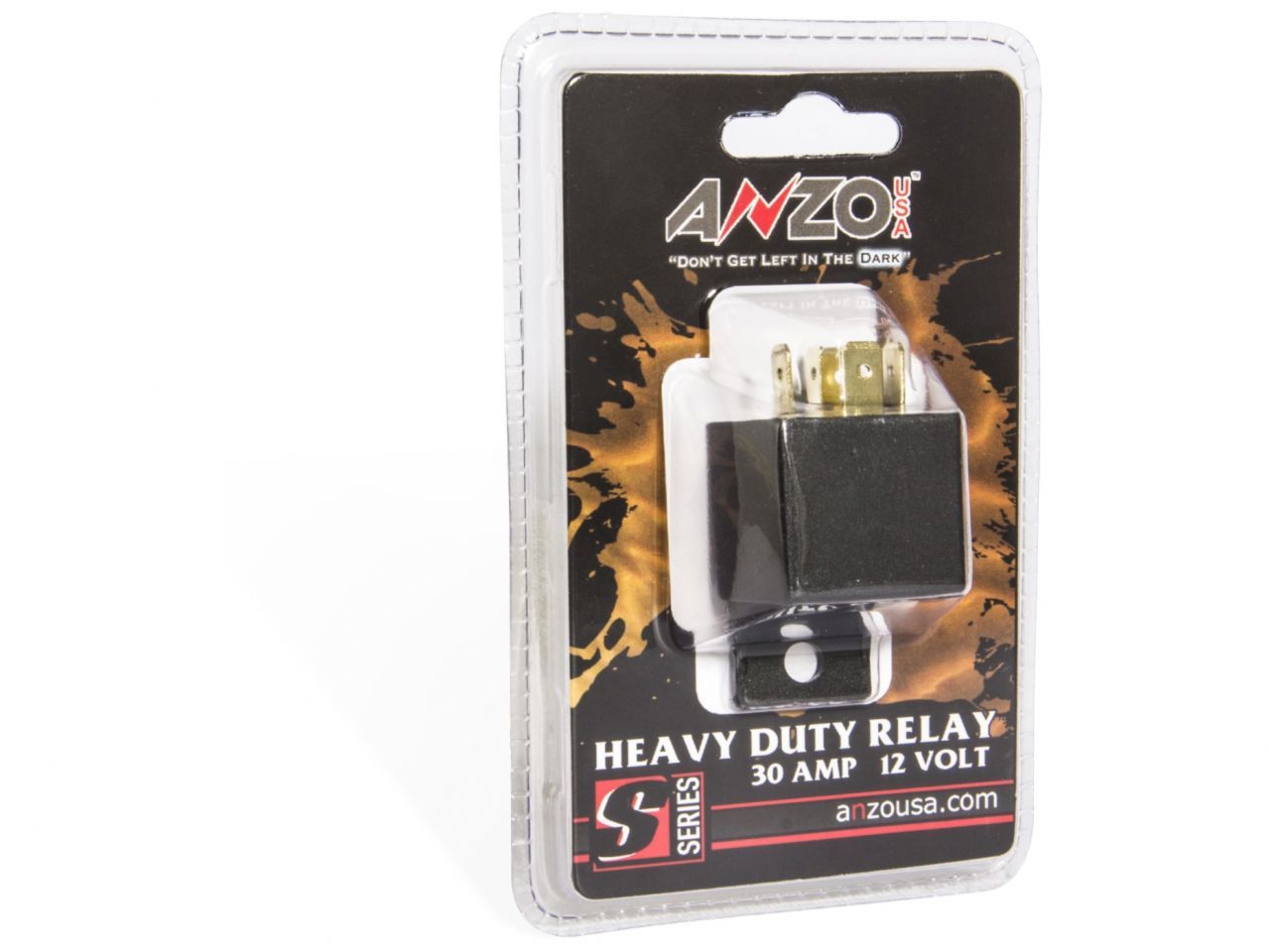 Anzo 12V 30 Amp Relay Universal 12 Volt DC 30 Amp Relay