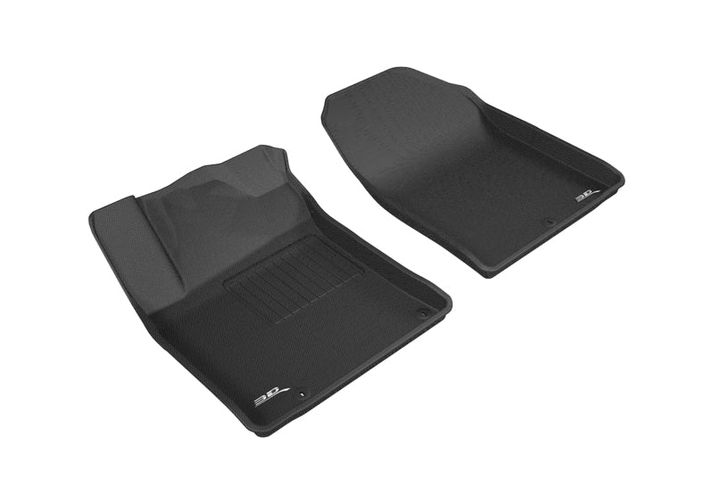 3D MAXpider 2018-2020 Hyundai Elantra GT Kagu 1st Row Floormat - Black L1HY08111509