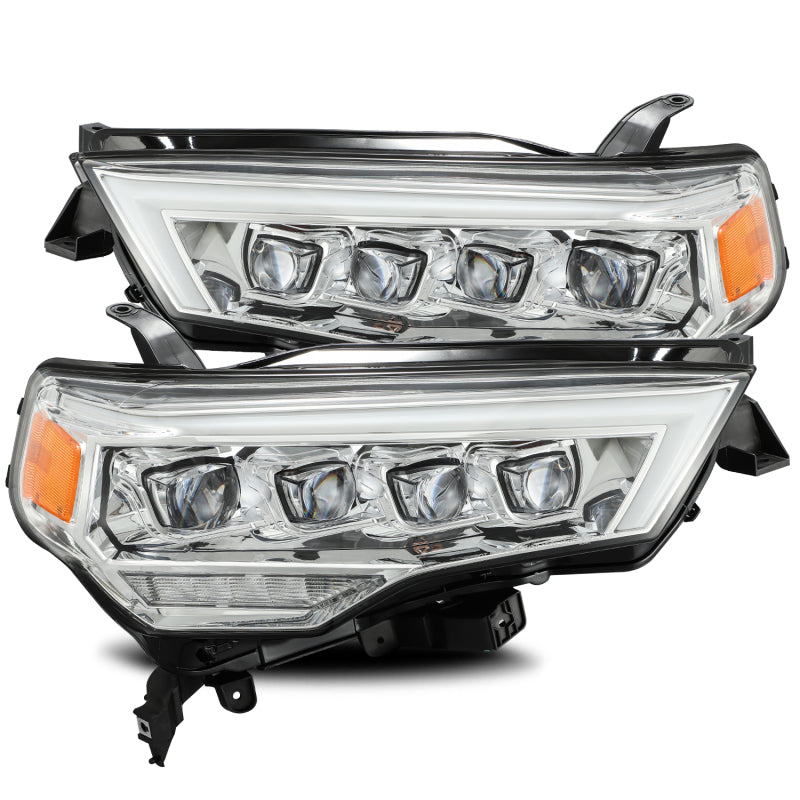 AlphaRex 14-20 Toyota 4Runner NOVA LED Projector Headlights Plank Style Chrome w/Activation Light 880724 *Discontinued