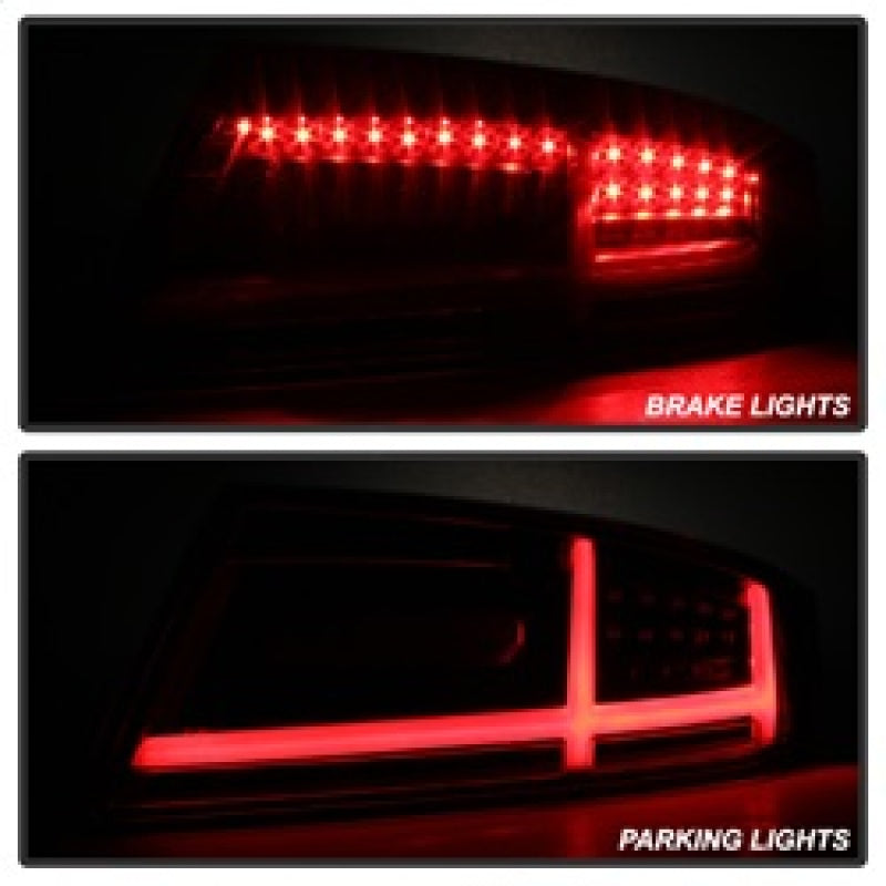 Spyder Audi TT 07-12 LED Tail Lights Smoke ALT-YD-ATT07-LED-SM 5081681