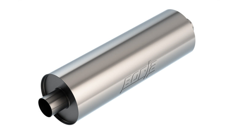 Borla Specialty Muffler 2.75in Center In/Out 7.75in Dia. 24in Body 29in OAL Touring Un-Notched 401665