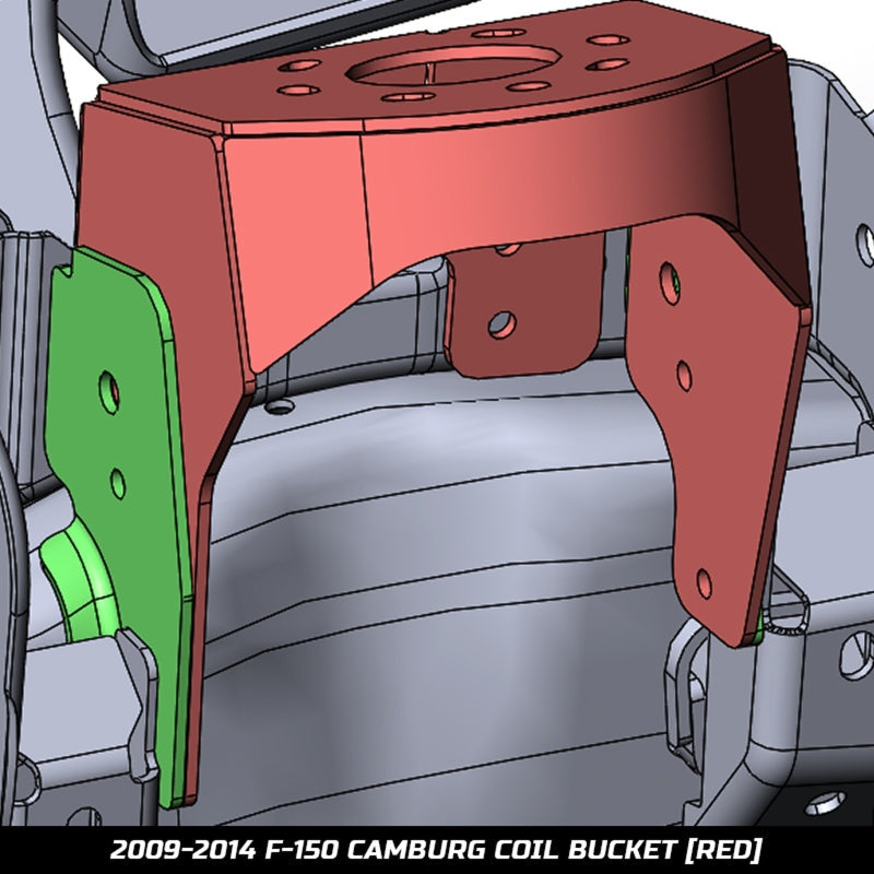 Camburg 09-14 Ford F-150/ Raptor 4wd Raptor Conversion Coil Bucket Kit CAM-110216