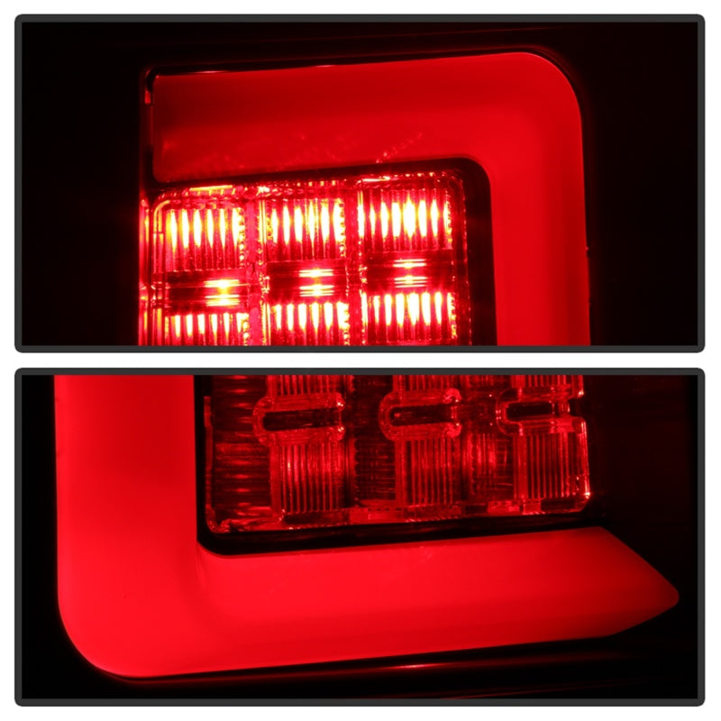 Spyder Jeep Grand Cherokee 05-06 Version 2 Light Bar LED Tail Lights - Black 5085788