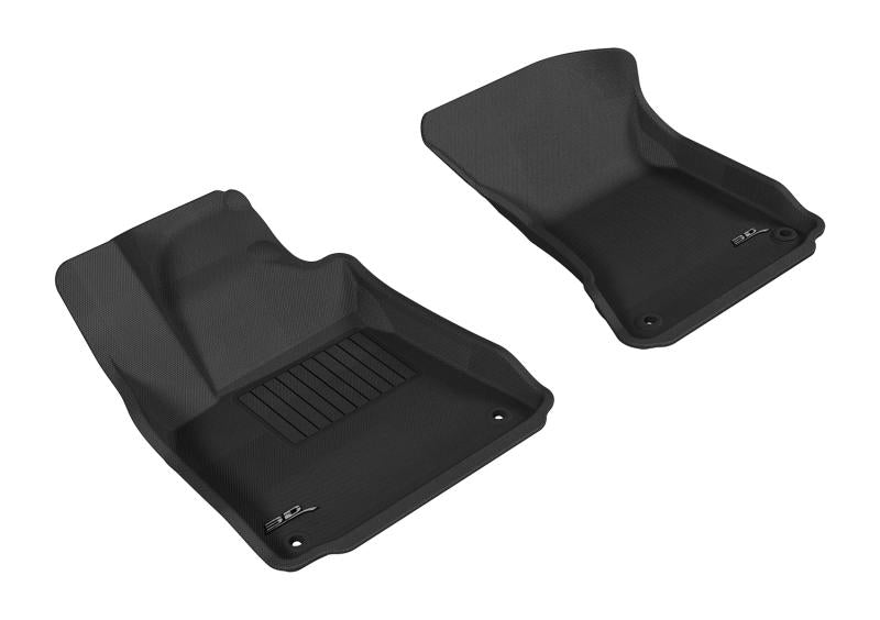 3D MAXpider 2011-2018 Audi A8/A8L Kagu 1st Row Floormat - Gray L1AD03011501