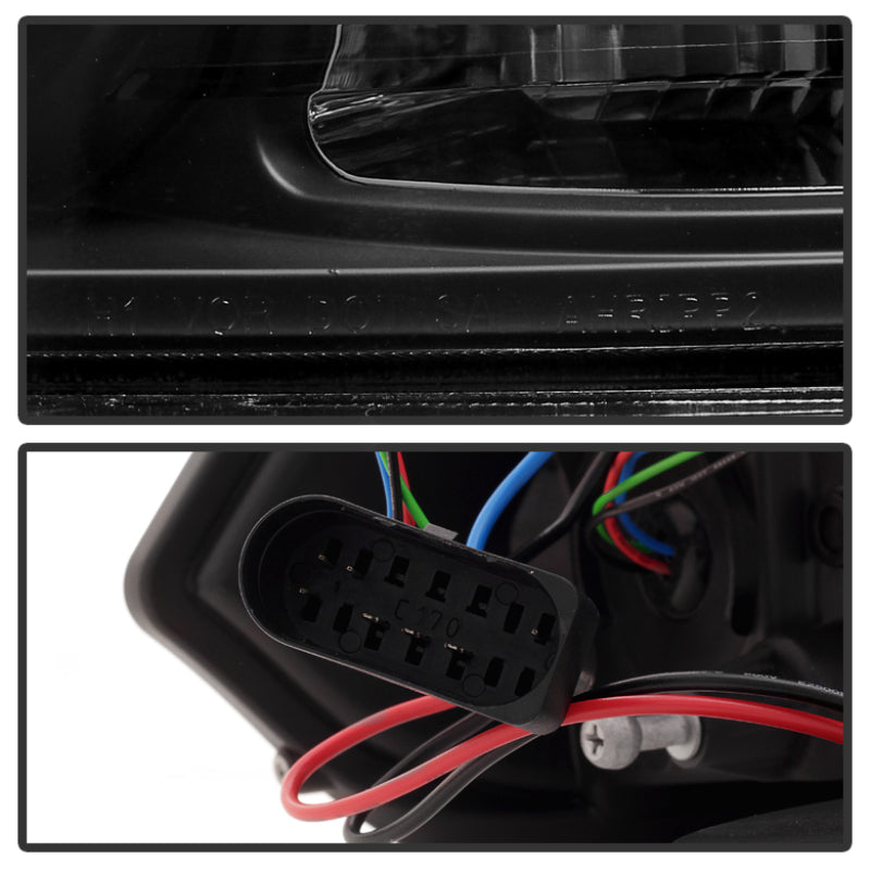 Spyder Dodge Ram 13-15 Projector Headlights Light Bar DRL Black PRO-YD-DR13-LBDRL-BK 5080912