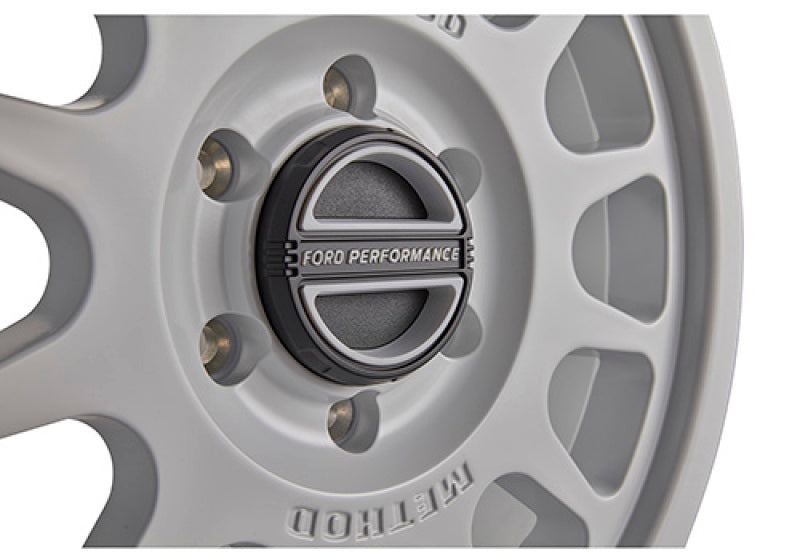 Ford Racing Bronco Method Center Cap - Oxford White M-1096-FPMW